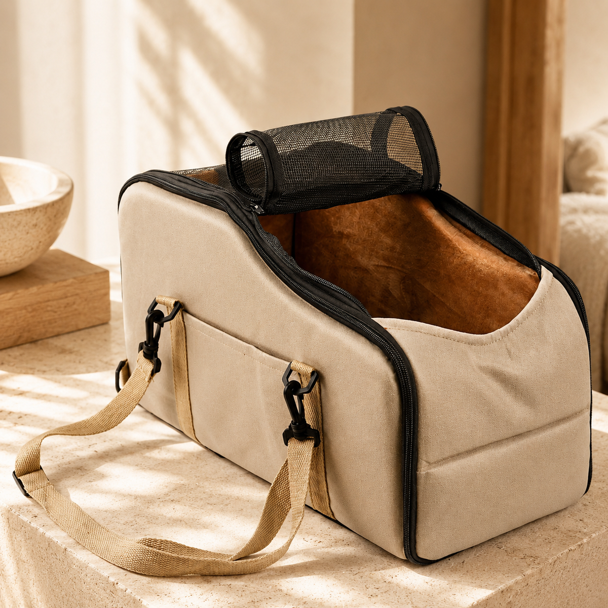 Car Travel Pet Bed & Carrier