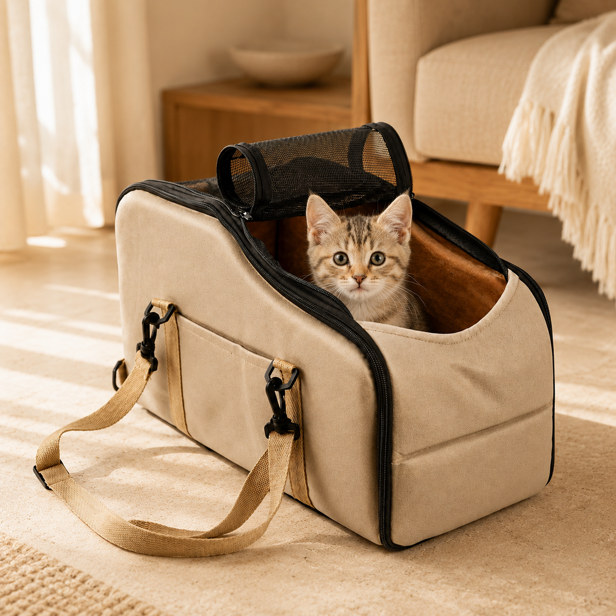 Car Travel Pet Bed & Carrier
