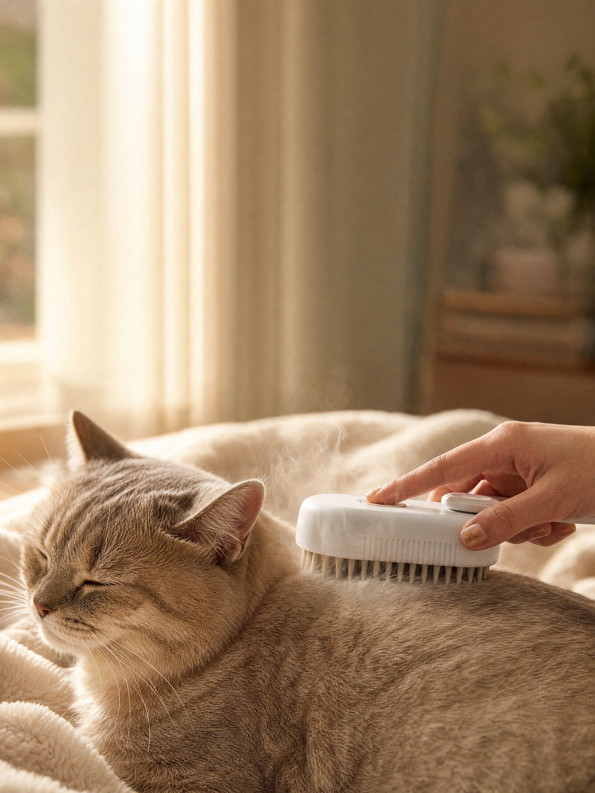 Glowcoat 3-in-1 Mist Grooming Brush