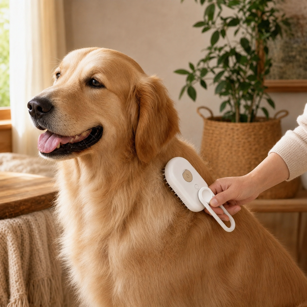 Glowcoat 3-in-1 Mist Grooming Brush