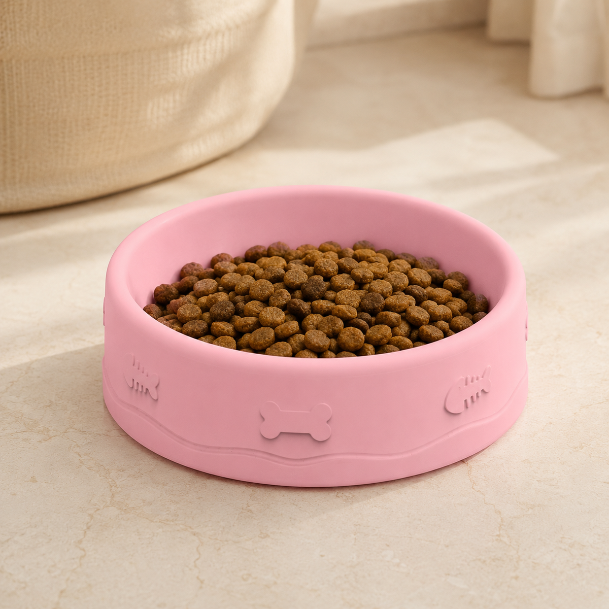 Two-in-One Silicone Slow Feeder & Water Bowl