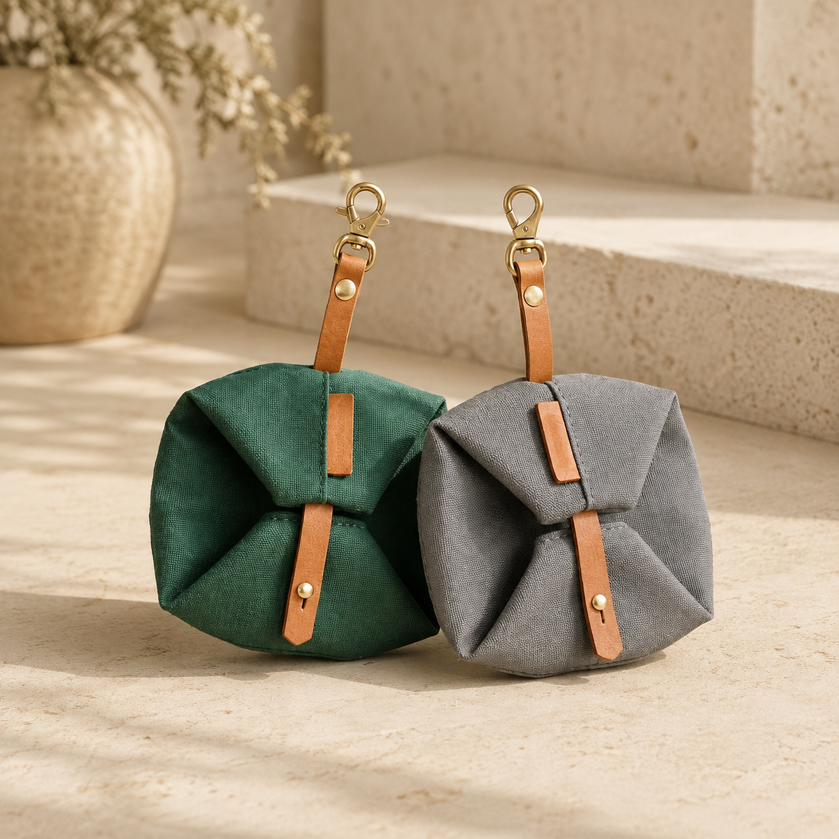Foldable Canvas Travel Bowl for Cats & Dogs